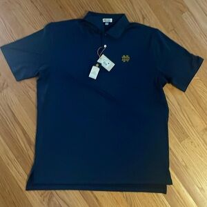 Peter Millar Notre Dame polo Men’s size XL new with tags